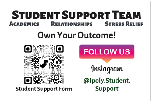 Student Support Form QR Code